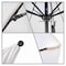 California Umbrella 7.5' Black Aluminum Market Patio Umbrella, Sunbrella Natural 194061334287 - alternate 3